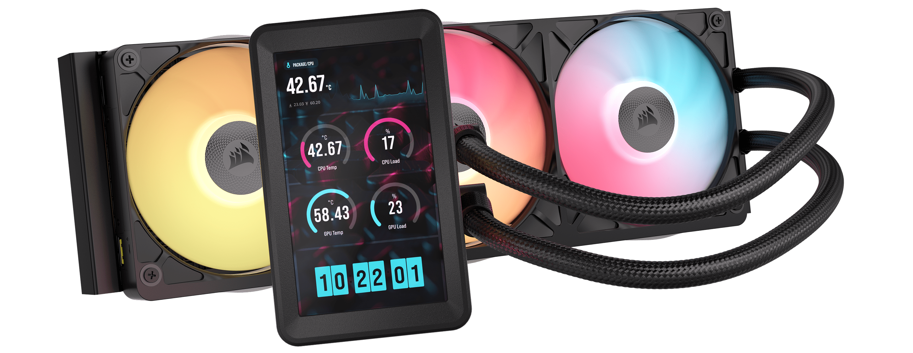 iCUE LINK TITAN II 360 RX LCD AIO Liquid CPU Cooler | CORSAIR